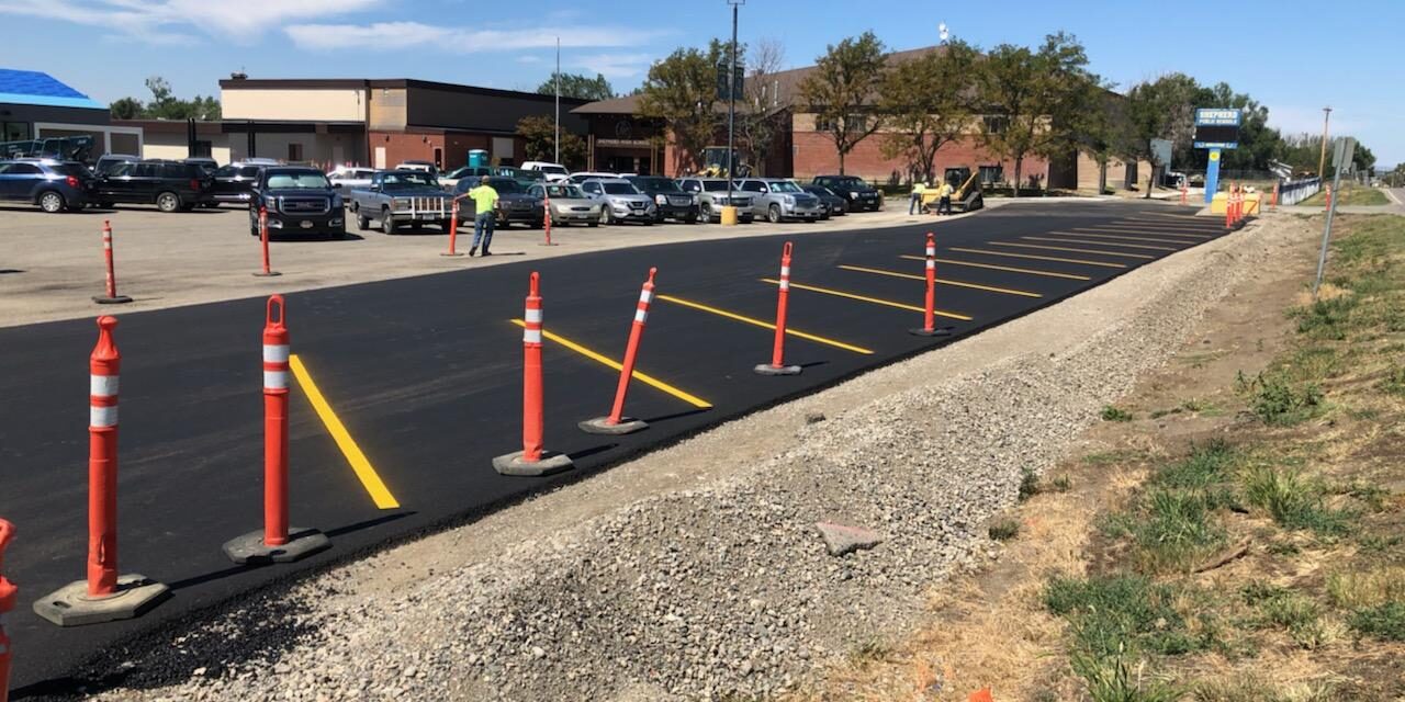 parking lot striping shepherd mt