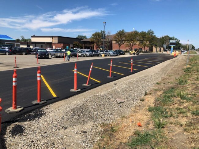 parking lot striping shepherd mt